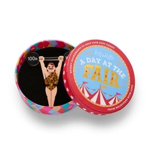 Erstwilder Leopard Print Strongman Brooch World's Strongest Man Brooch